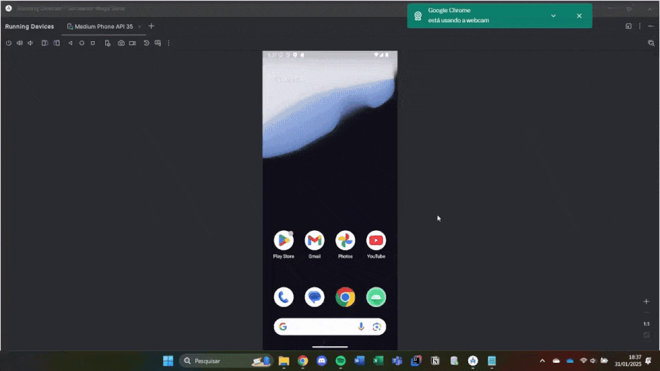 GIF demonstrando o sorteador da Mega Sena